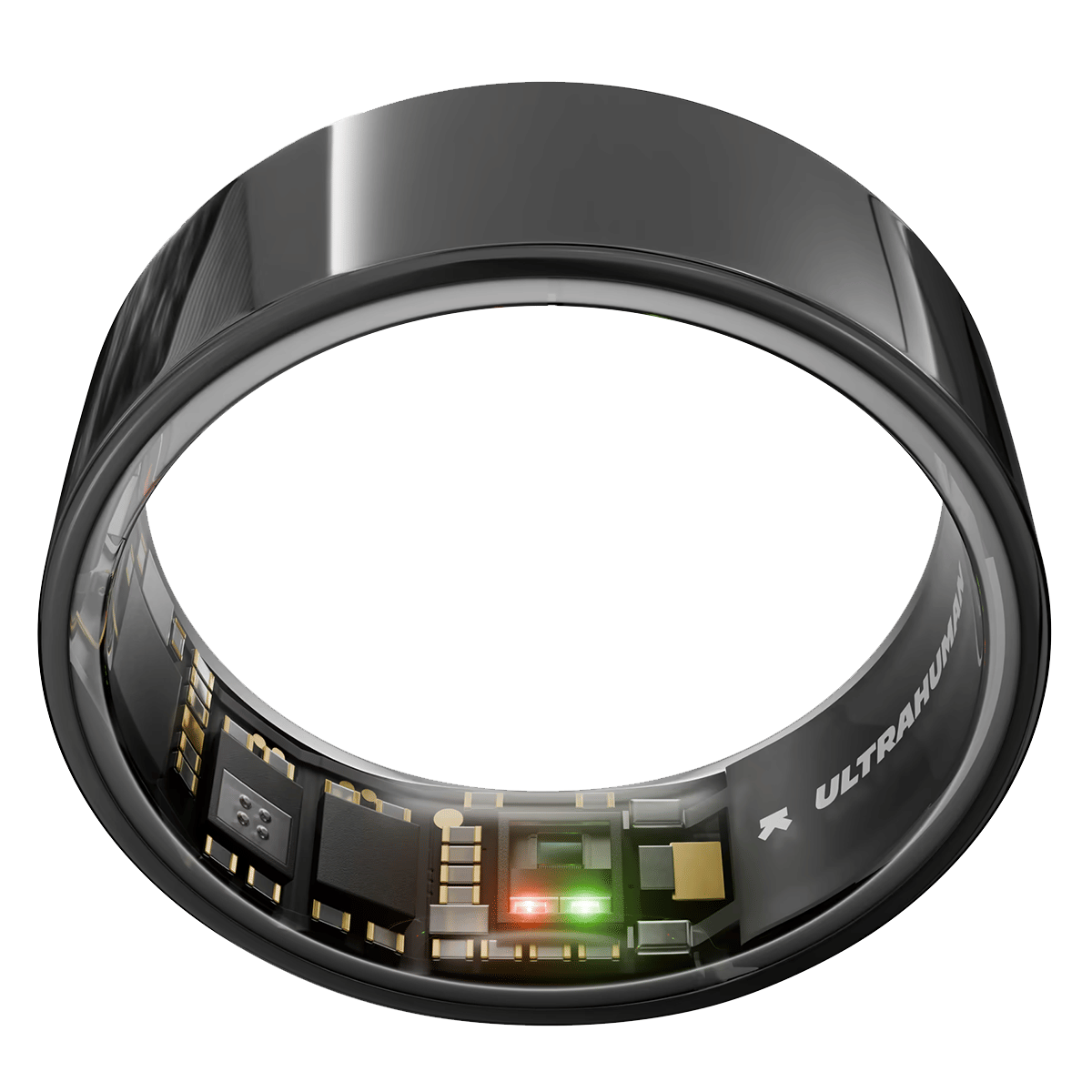 แหวนสุขภาพอัจฉริยะ ULTRAHUMAN RING AIR - SMART RING ติดตามการนอน วัดอัตราการเต้นหัวใจ (ASTER BLACK, NO.10)_1